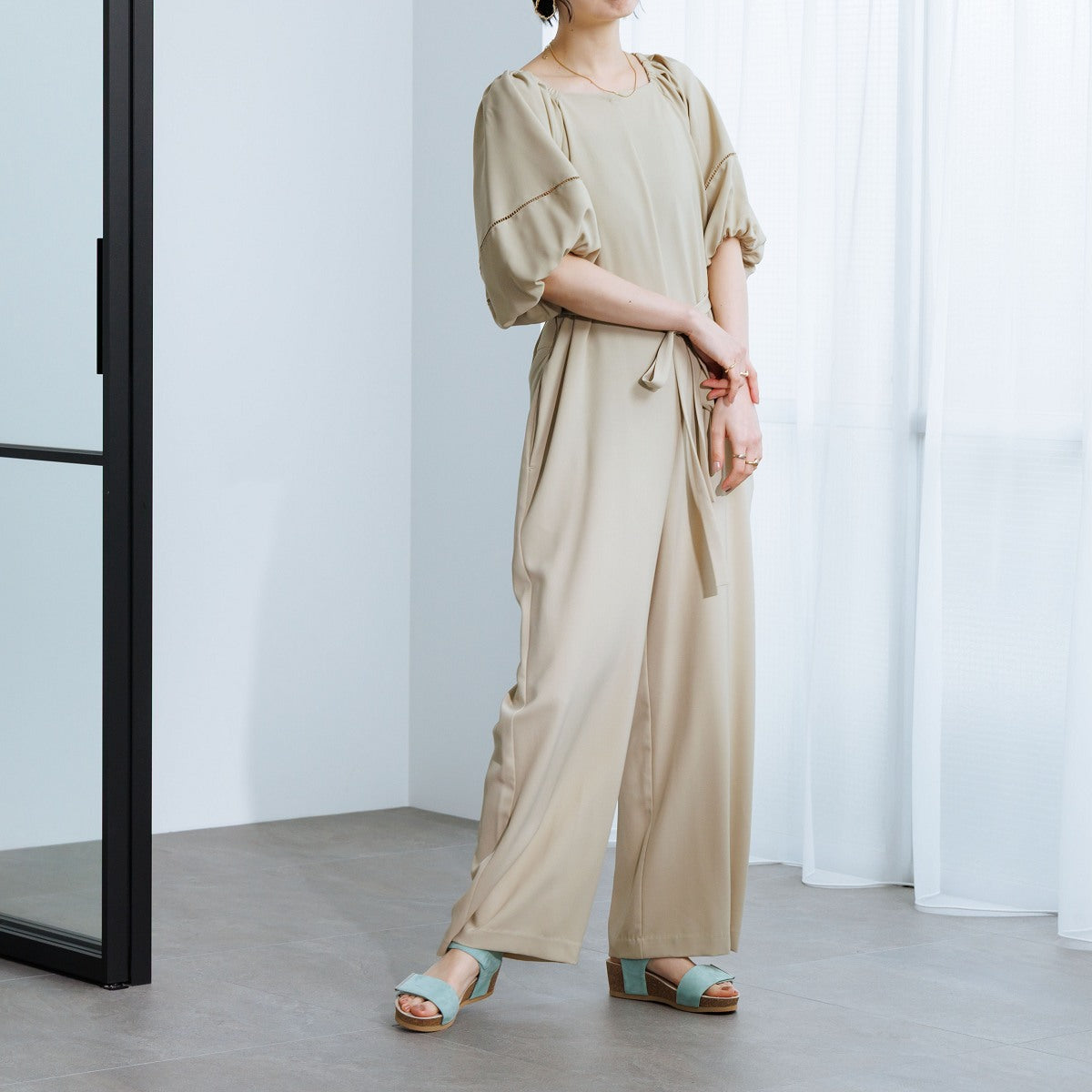《一部予約/6月下旬入荷予定》【26SS】メタルパーツスポーツサンダル/661203