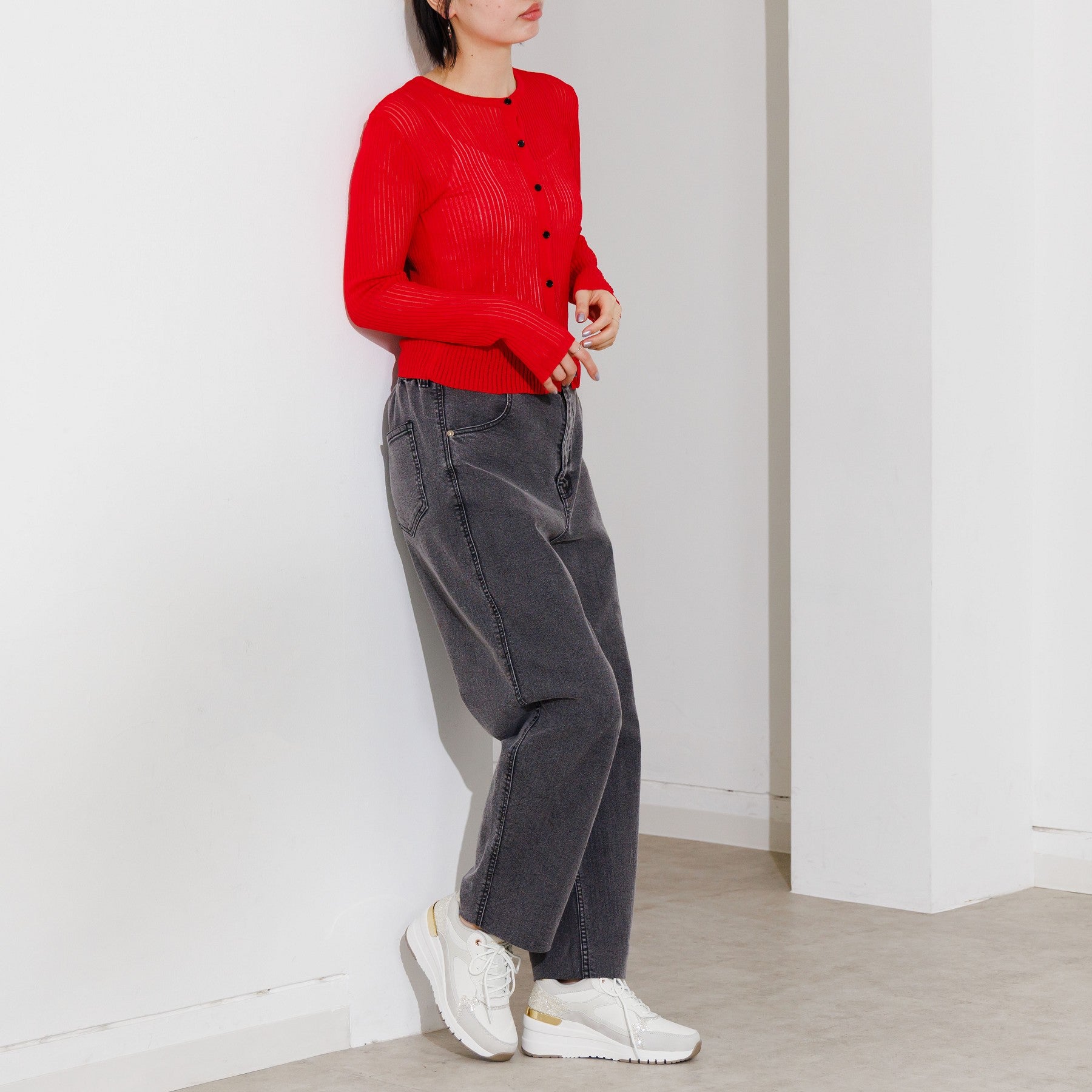 【26SS/WEB限定】6cm美脚ヒールアップスニーカー/640014