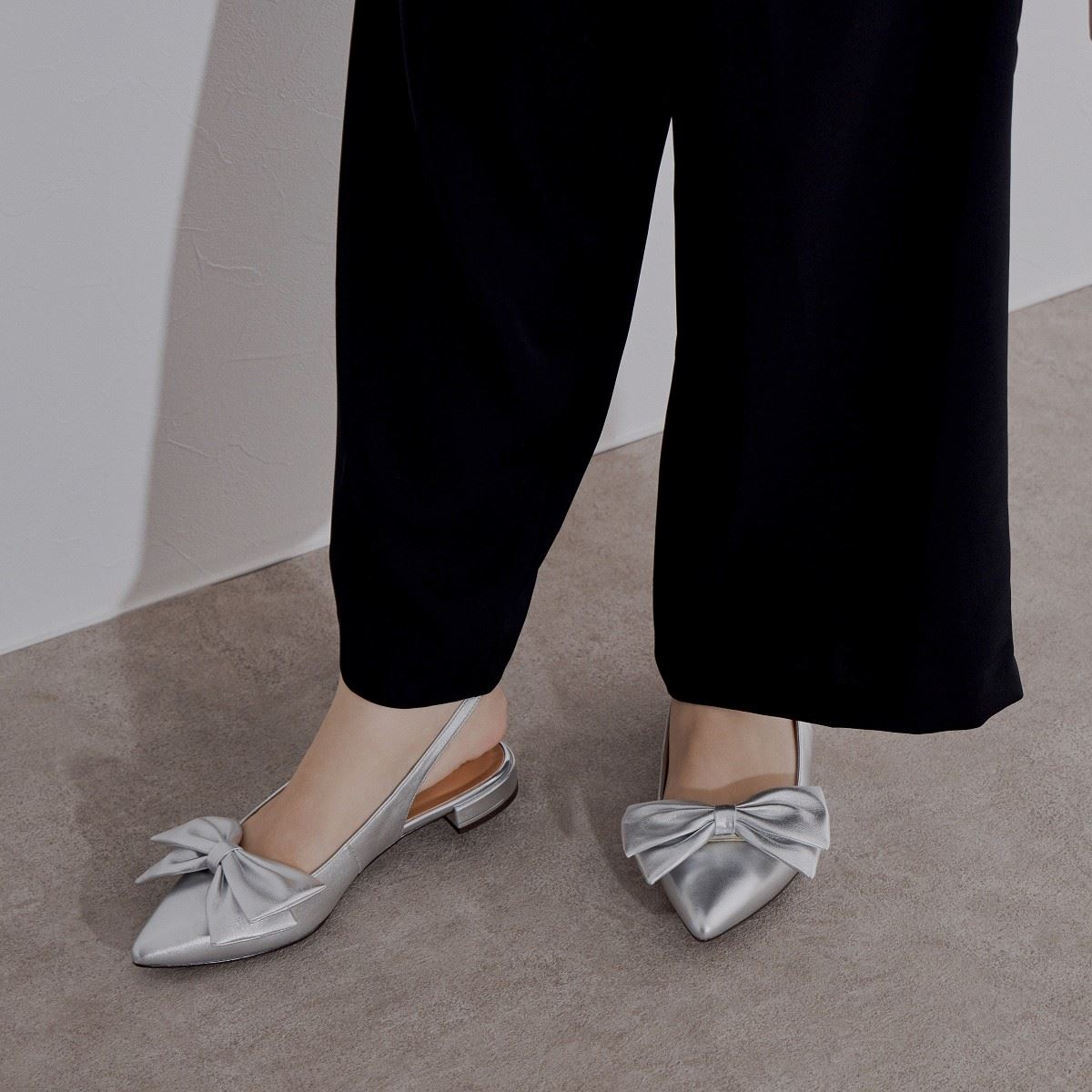 【SALE】2WAYリボンバックストラップパンプス/544306