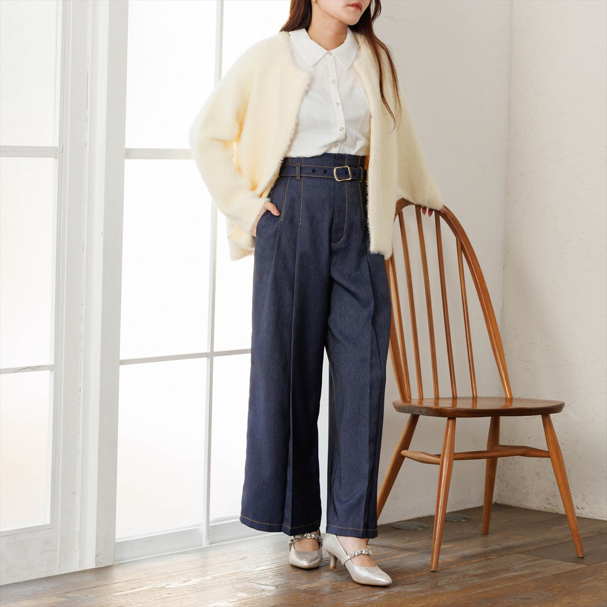 【26AW】ビジューストラップ 3WAYパンプス/564301