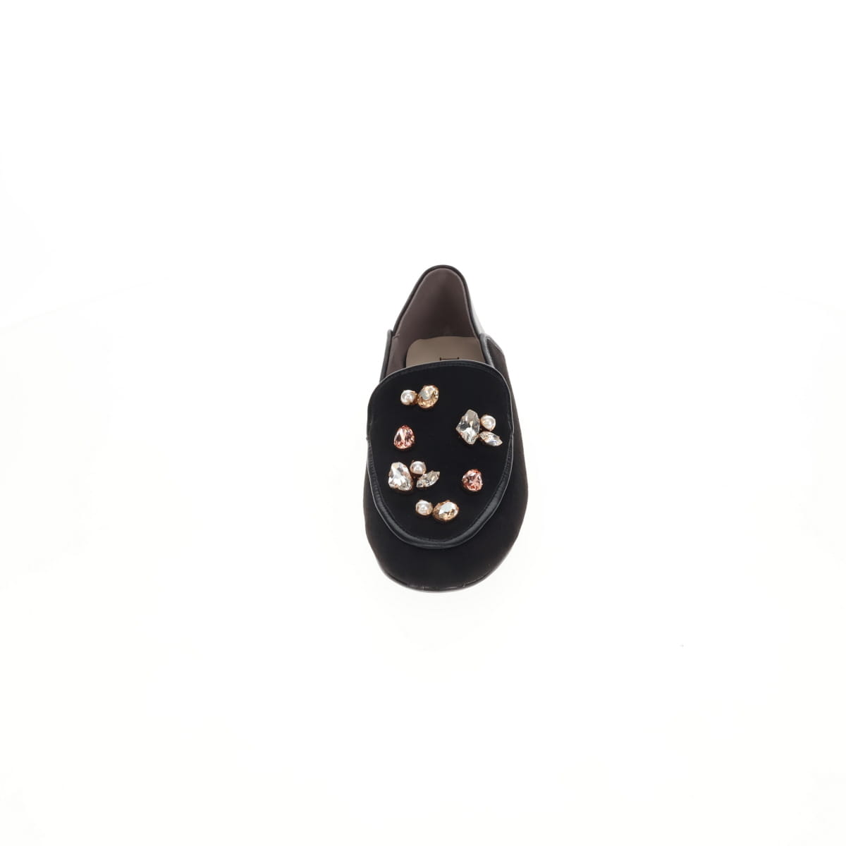 《予約/9月中旬入荷予定》【26AW】ビジューモチーフバブーシュローファー/564305