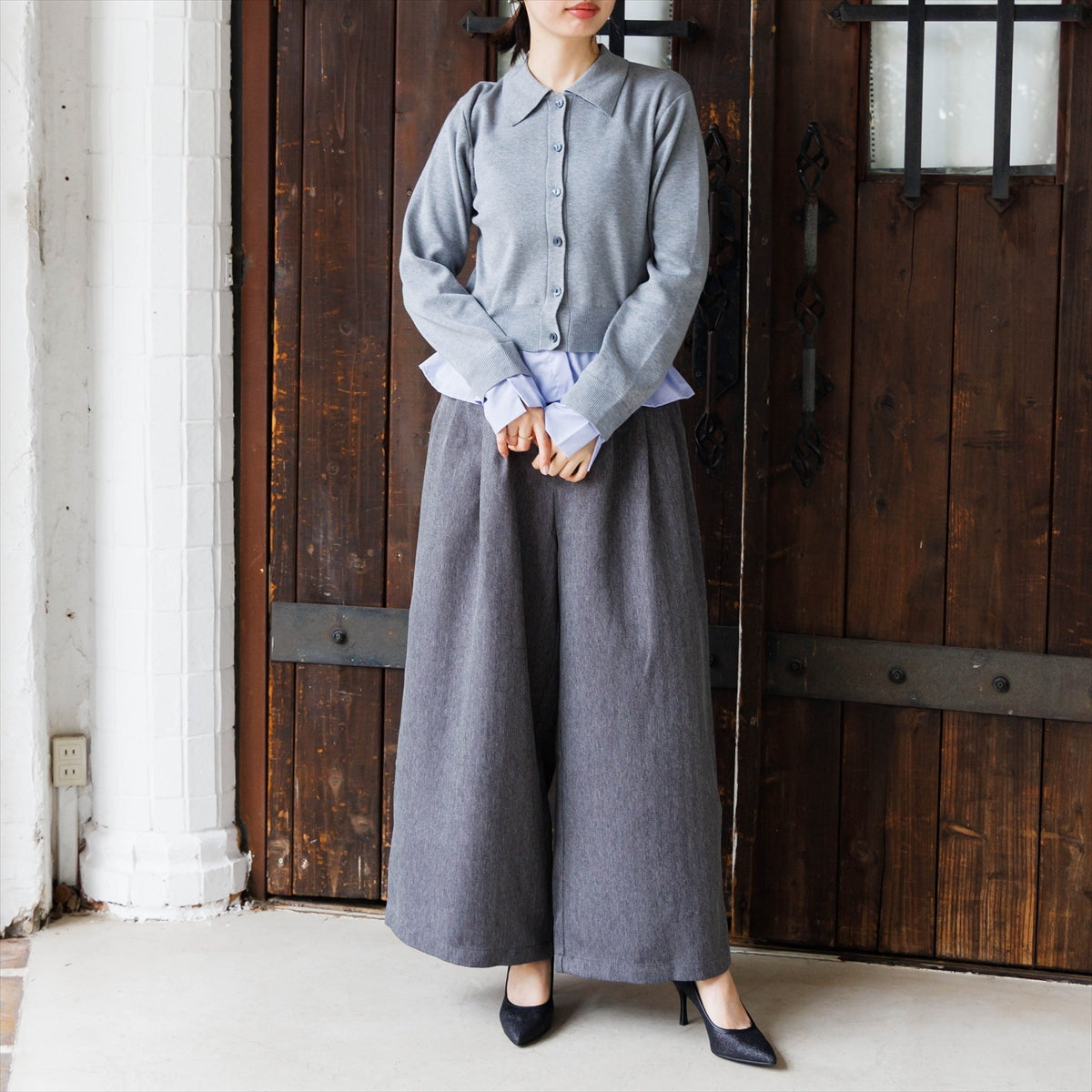 【26AW】グリッターチュールパンプス/564309