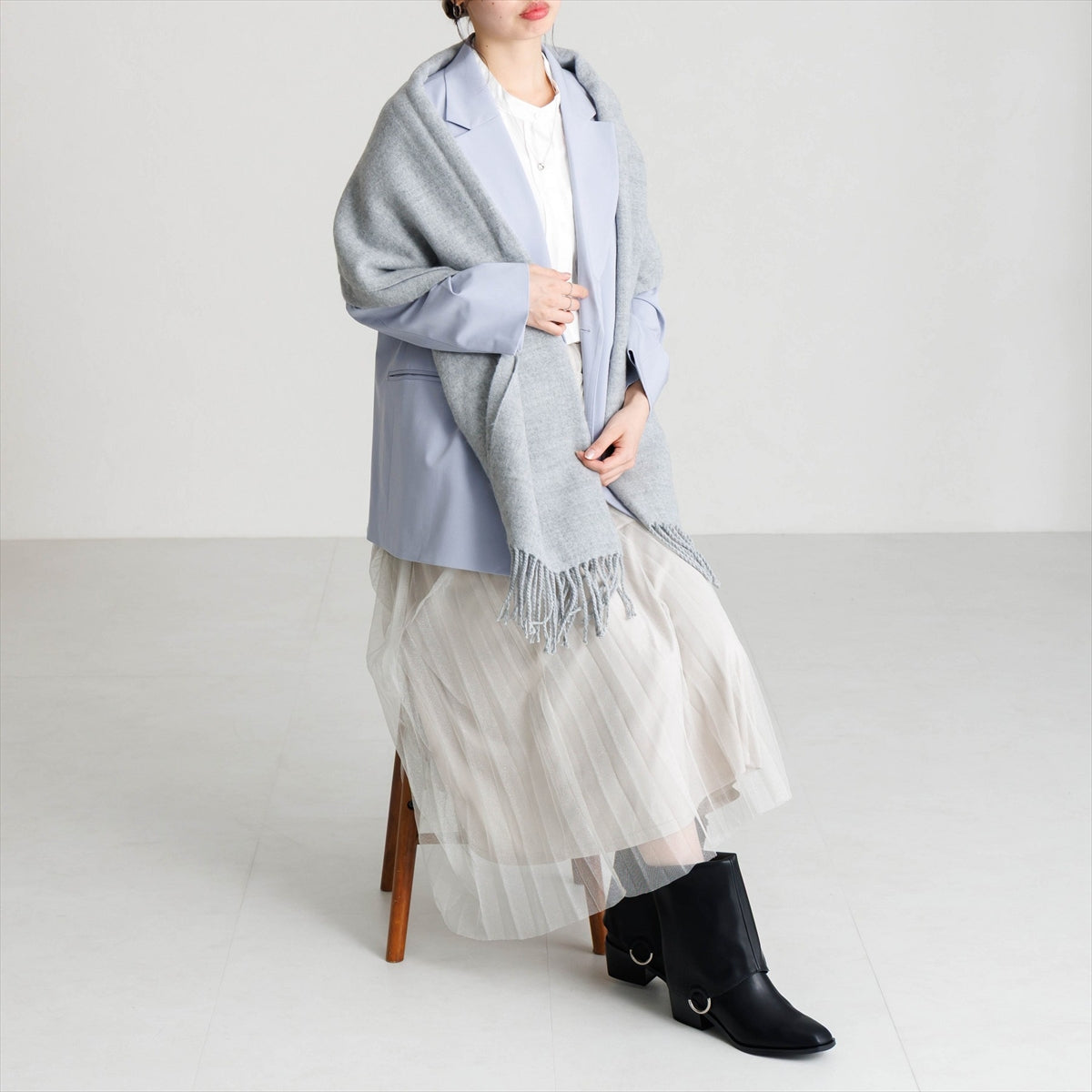 【26AW】2WAYリング付きロングブーツ/564410