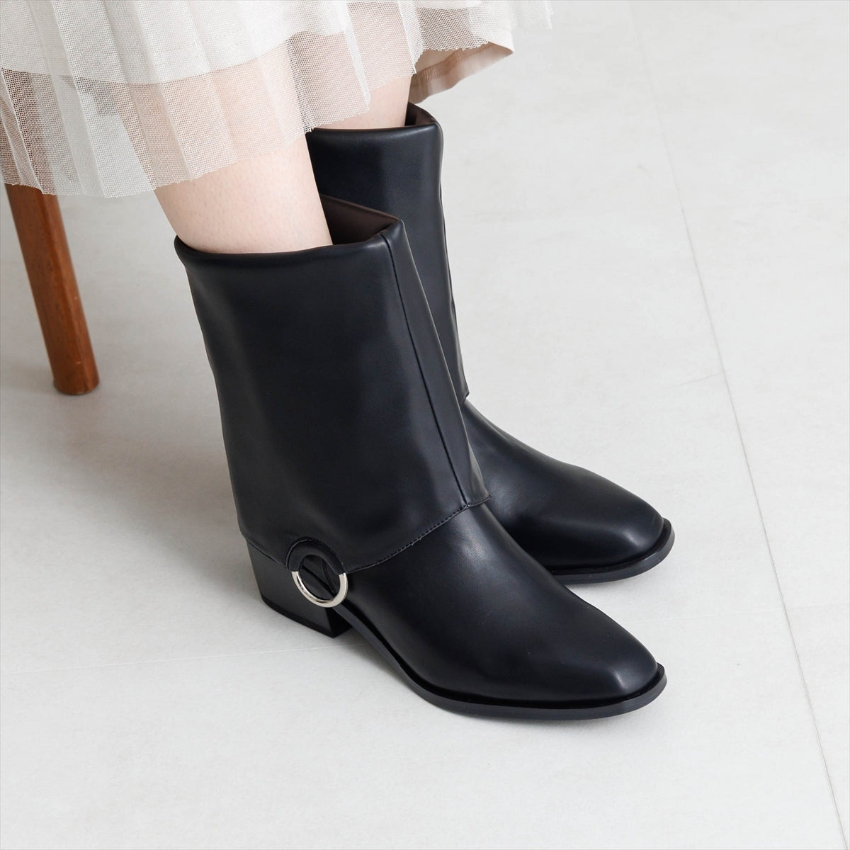 【26AW】2WAYリング付きロングブーツ/564410
