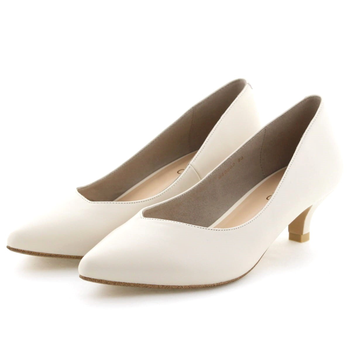 【WEB限定デザイン/再入荷】アシンメトリーポインテッドトゥパンプス/640002