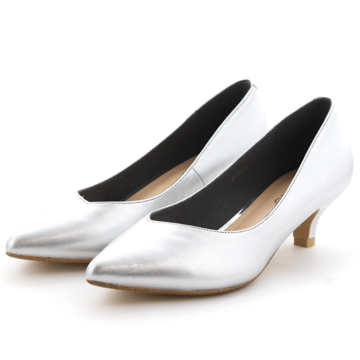 【WEB限定デザイン/再入荷】アシンメトリーポインテッドトゥパンプス/640002