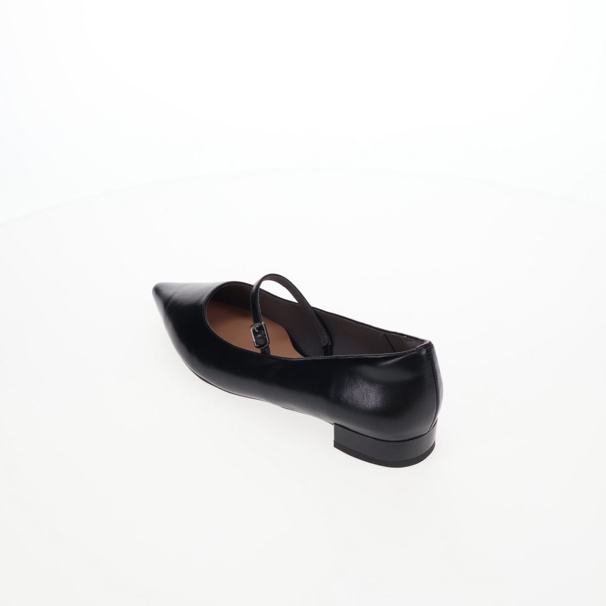 【26SS/WEB限定デザイン】配色ヒールストラップフラットパンプス/640016