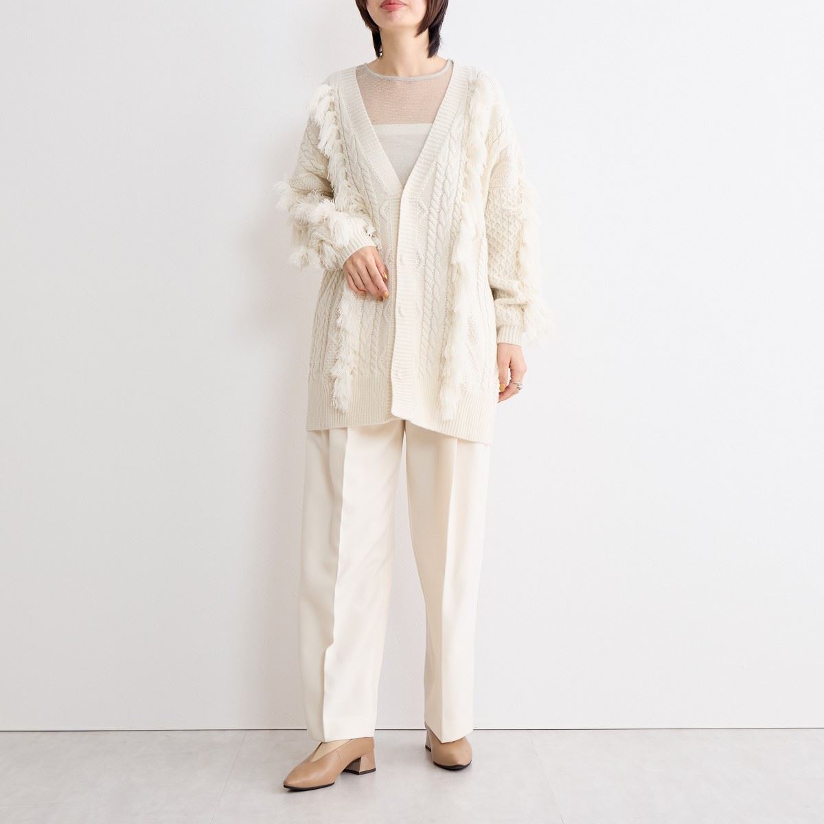 【SALE】Vカットブロックヒールパンプス/641309