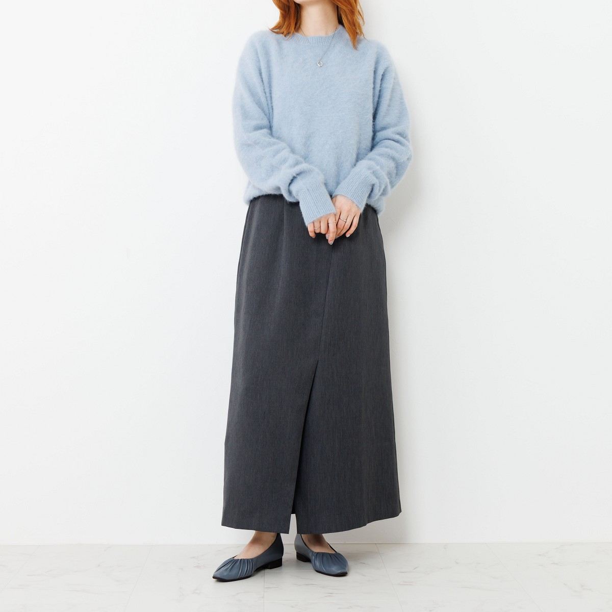 【SALE】ギャザーフラットパンプス/651101