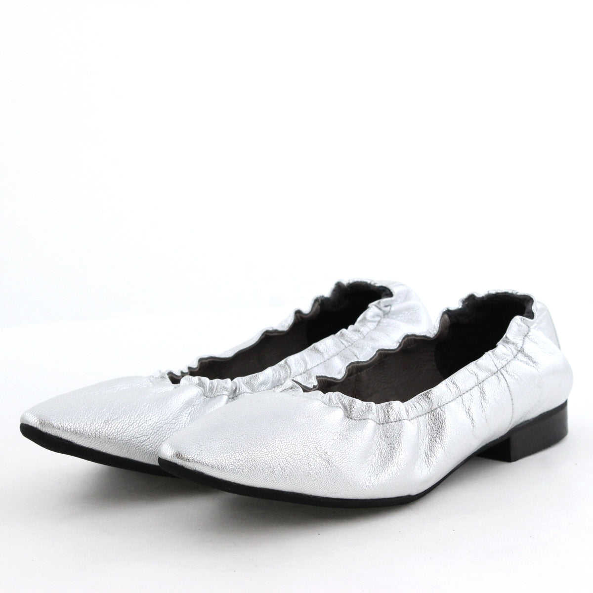 【SALE】シャーリングフラットパンプス/651302