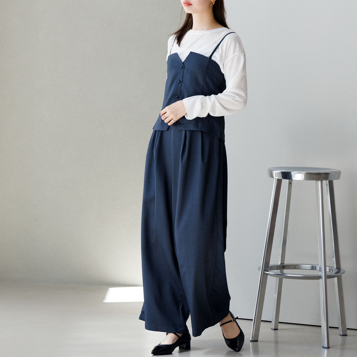 【SALE】ポインテッドトゥメリージェーンパンプス/651314