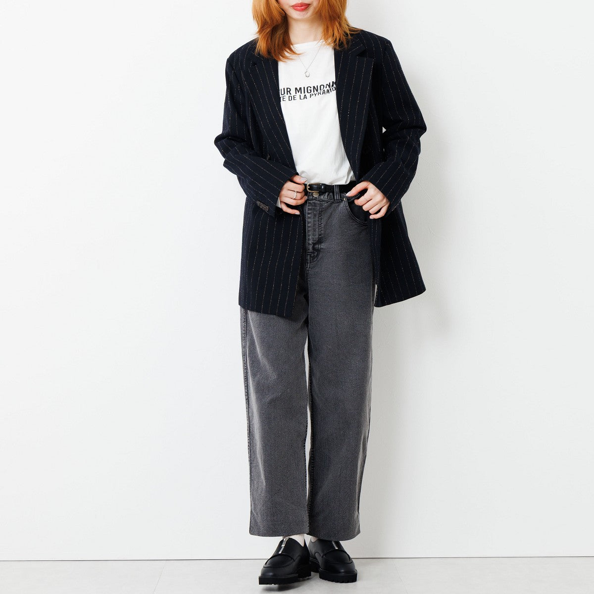 【SALE】トラックソールセンタージップローファー/651325