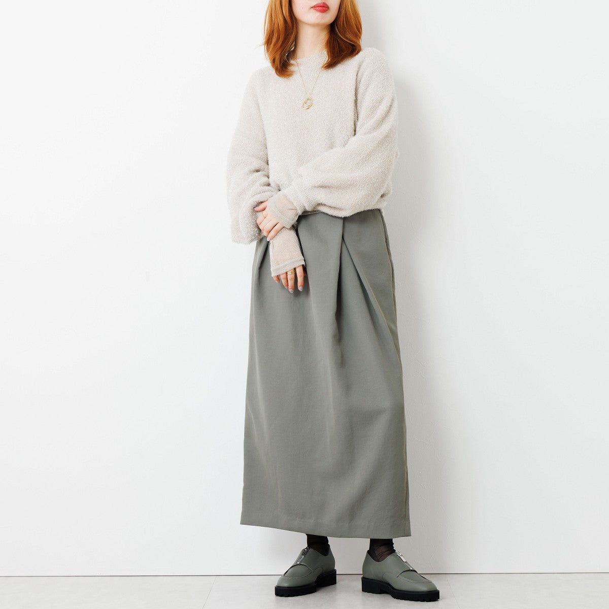 【SALE】トラックソールセンタージップローファー/651325