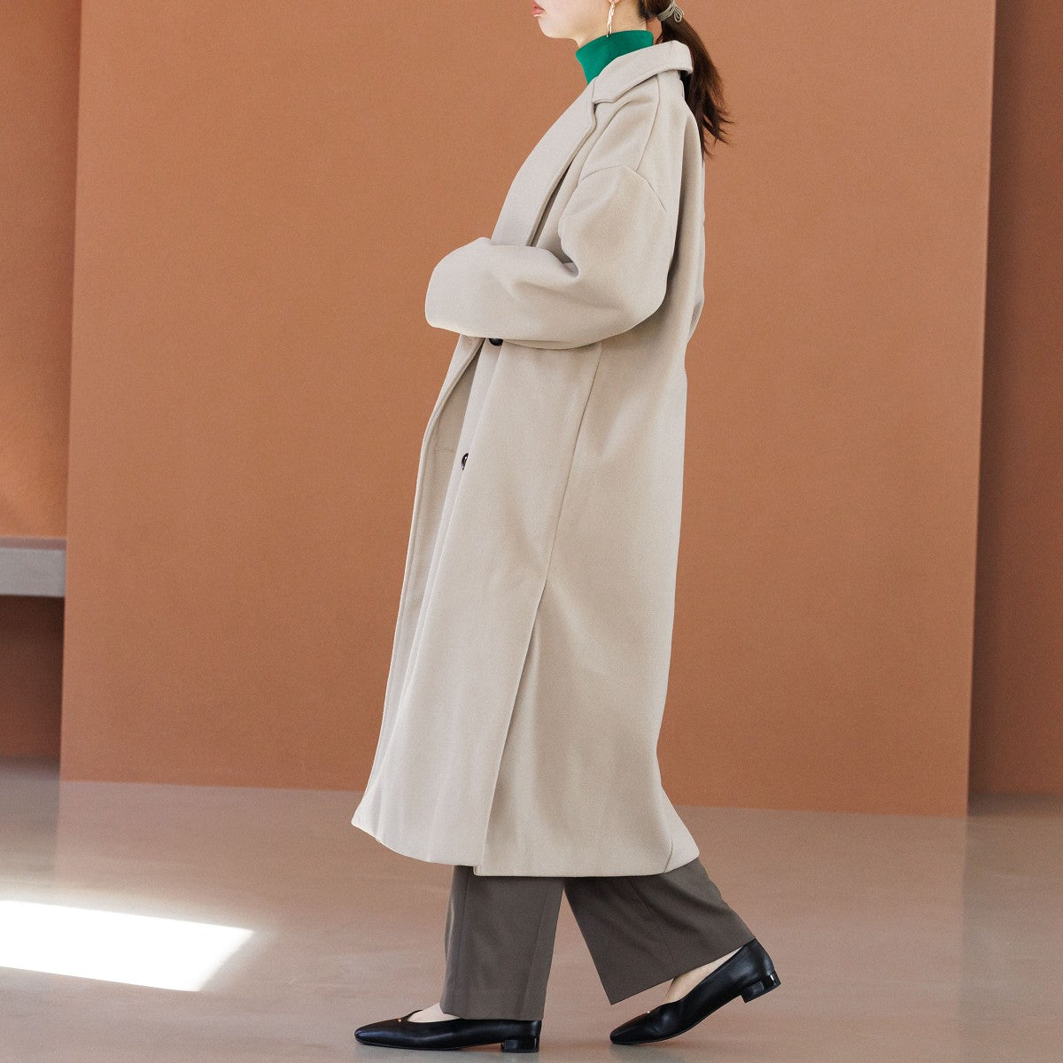 【26AW】メタルポイントフラットパンプス/651326