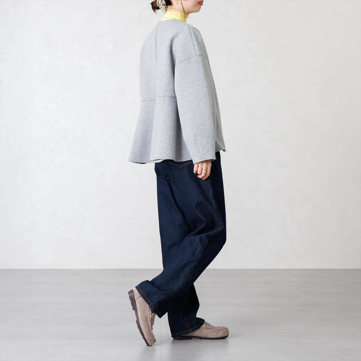 【26AW】メタルポイントふわふわモカシン/651332