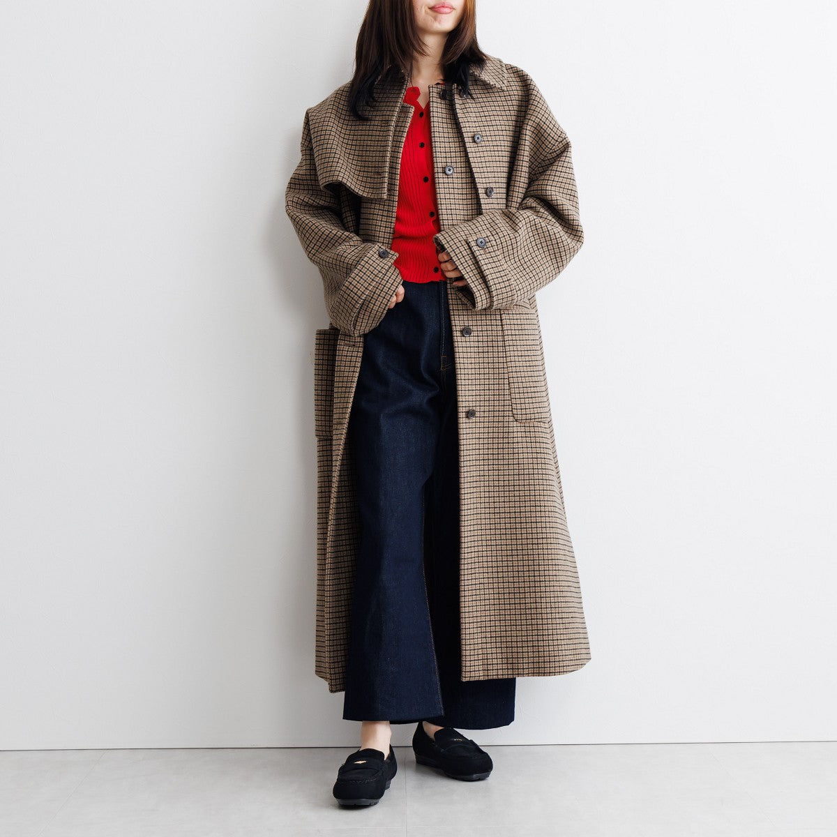【26AW】メタルポイントふわふわモカシン/651332
