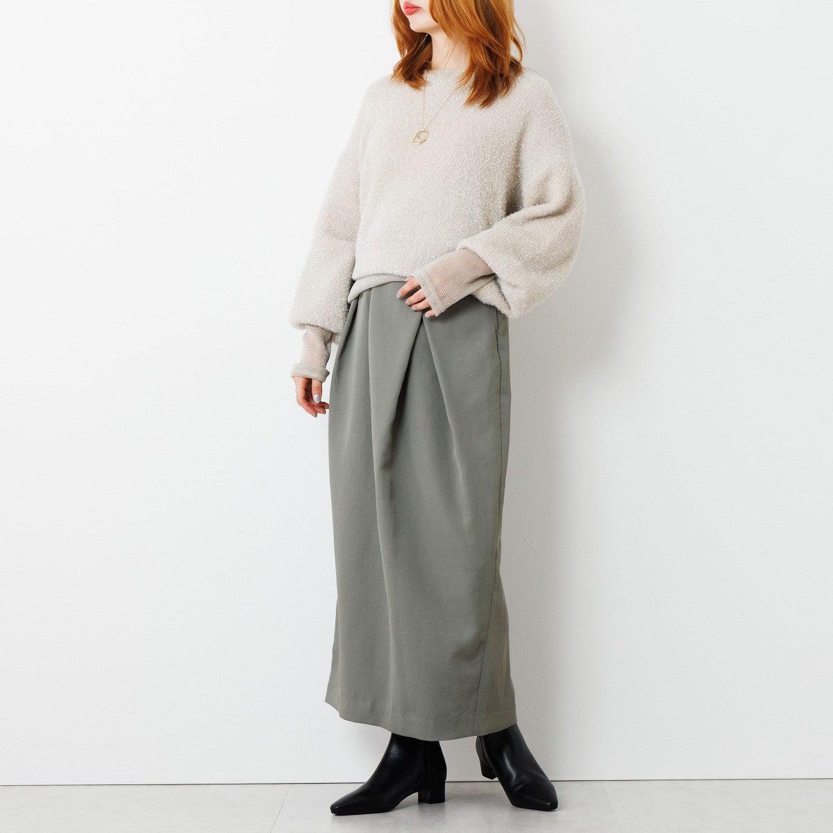 【SALE】ポインテッドトゥショートブーツ/651402