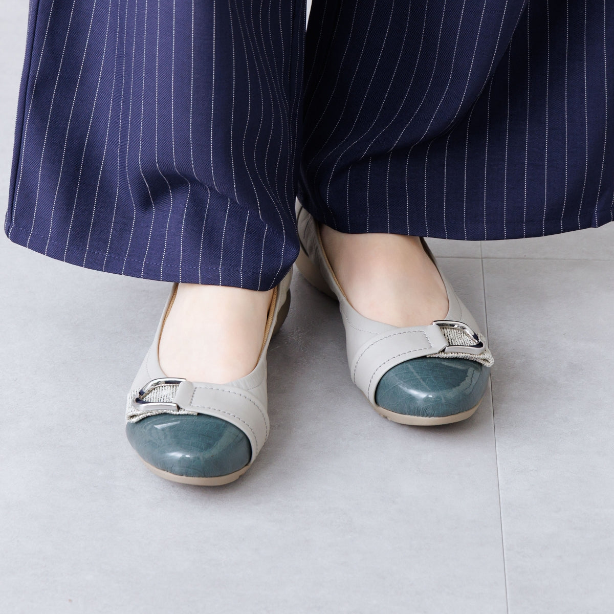 【SALE】メタルベルトスニーカーパンプス/753301
