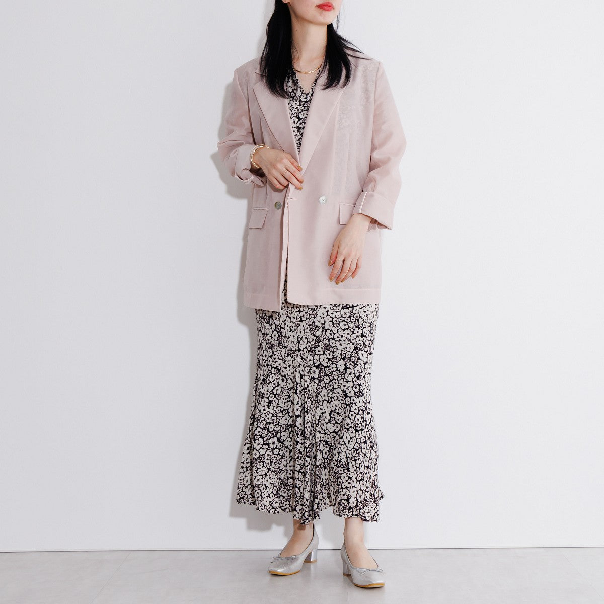 【26SS】4cmヒールバレエパンプス/661110