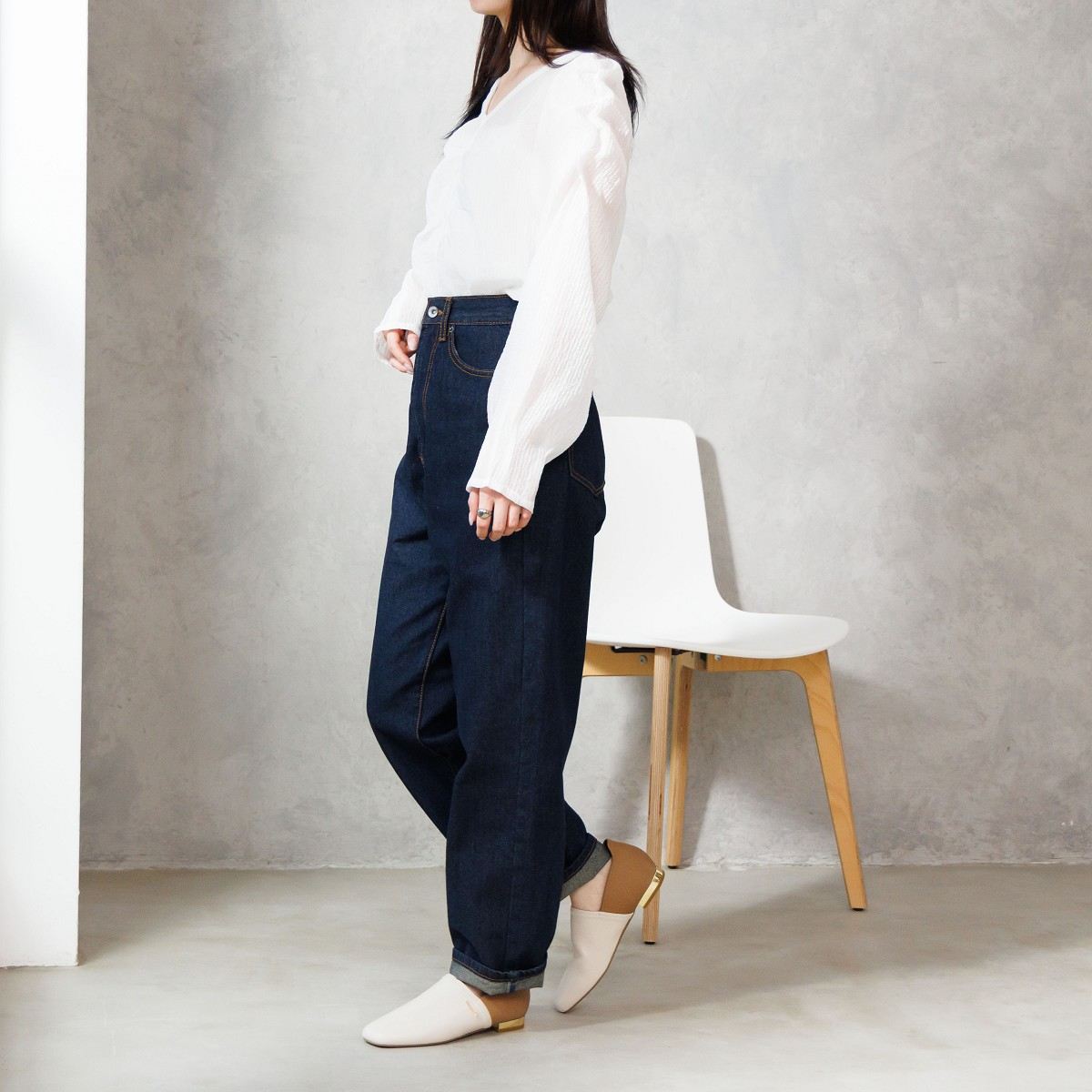 【オンラインショップ限定カラー入荷/瞬間フィット】ハンズフリーストレッチレザーパンプス/661118