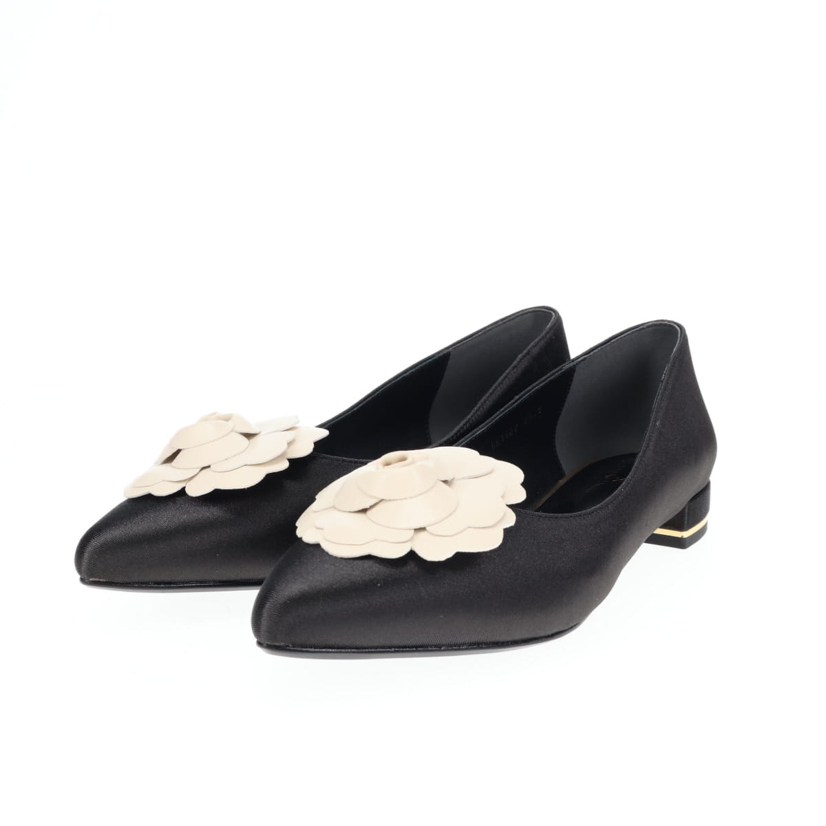 HANAE MORI×HIMIKO ハナエモリ フラワーモチーフ フラットパンプス 2WAY