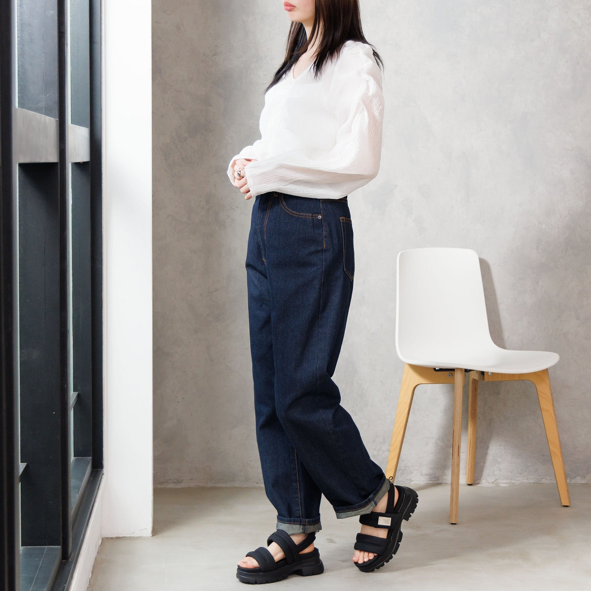《一部予約/6月下旬入荷予定》【26SS/再入荷】厚底パデットサンダル/661201