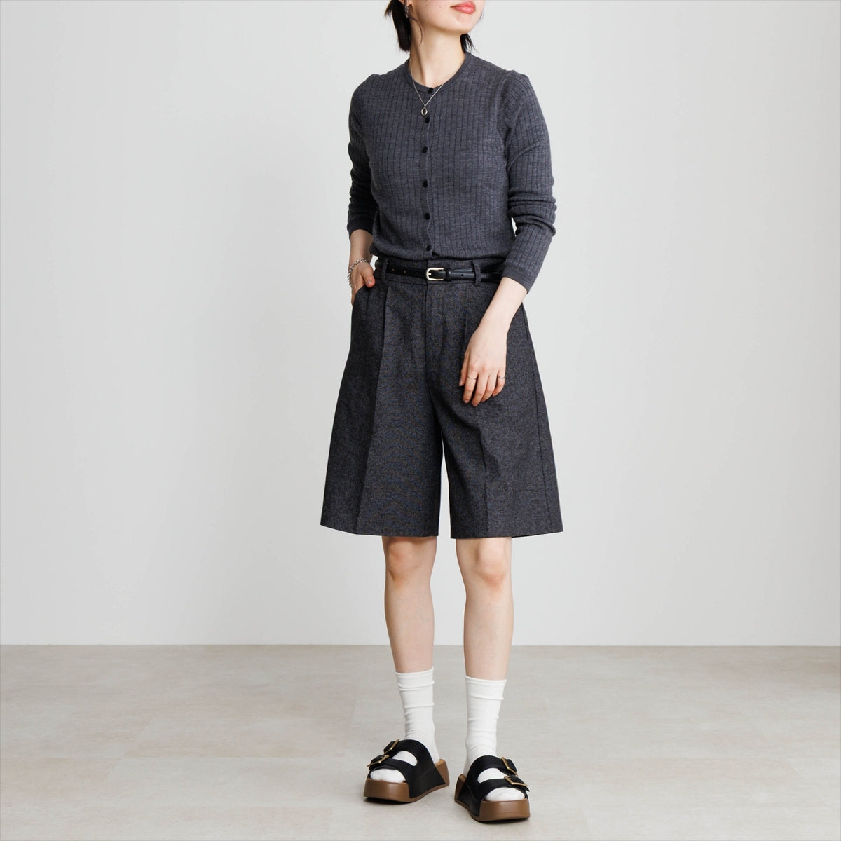 【26SS/WEB限定デザイン】ダブルバックルサンダル/661253