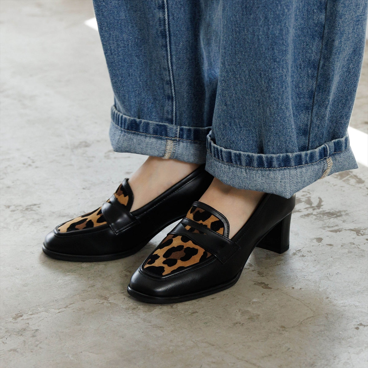 【26AW】5㎝ヒールローファー/661302