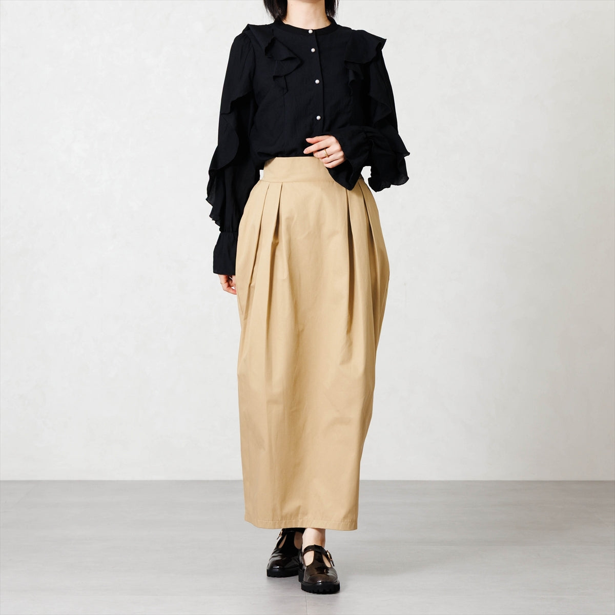 【26AW】トラックソールTストラップシューズ/661304
