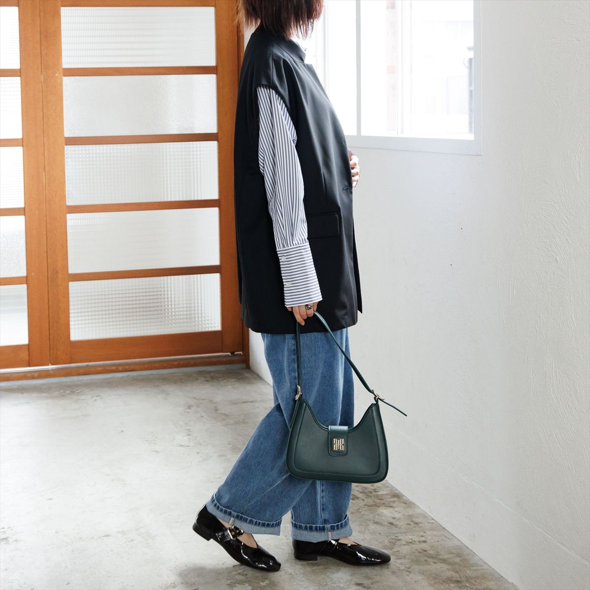 【26AW】ワイドベルトメリージェーンパンプス/661307