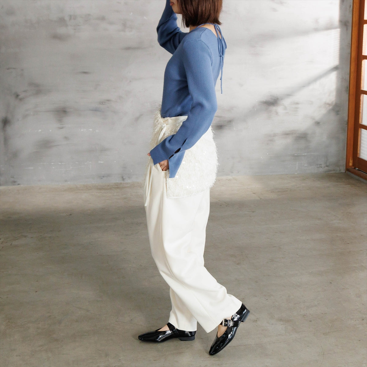 【26AW】ワイドベルトメリージェーンパンプス/661307