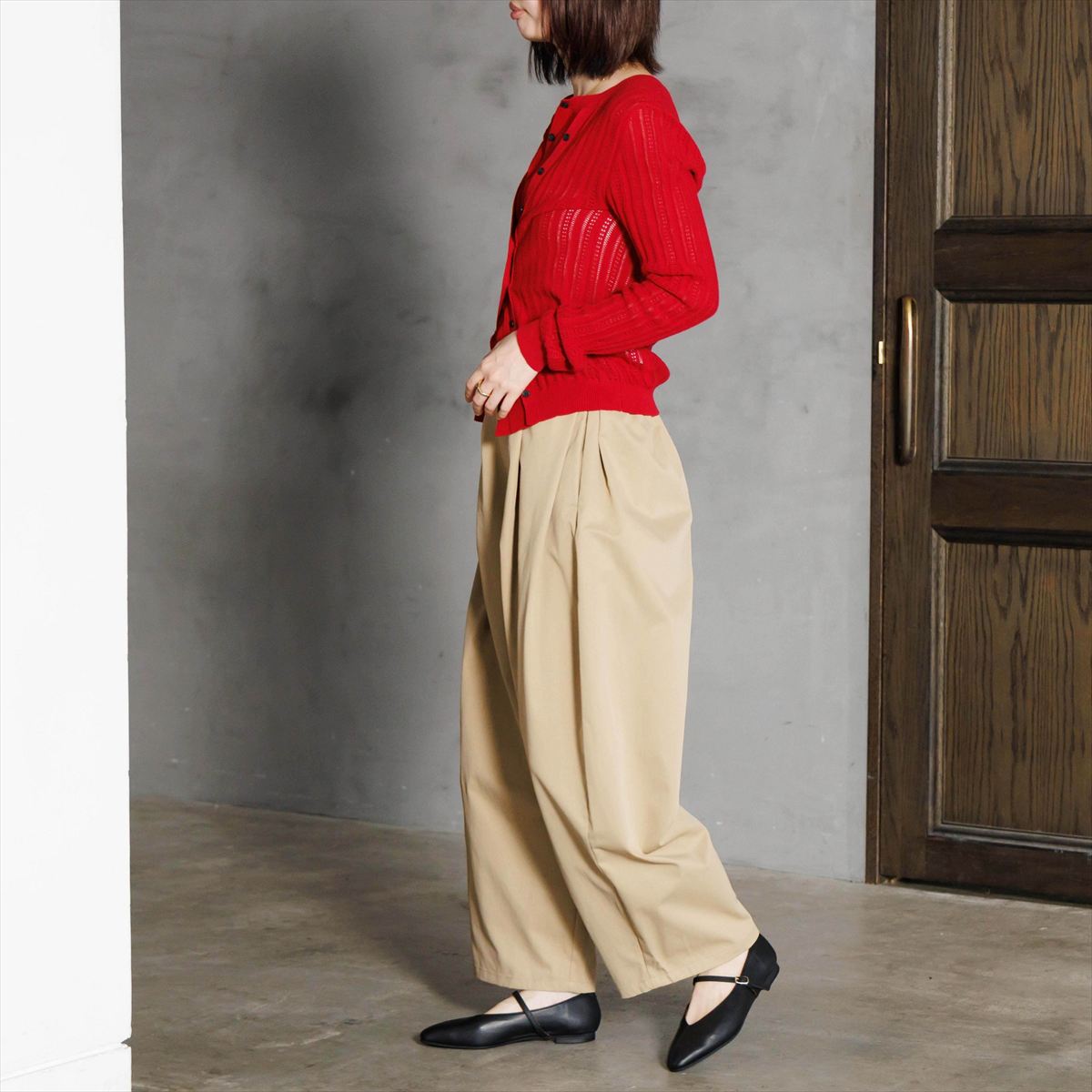 【26AW】メリージェーンフラットパンプス/661317