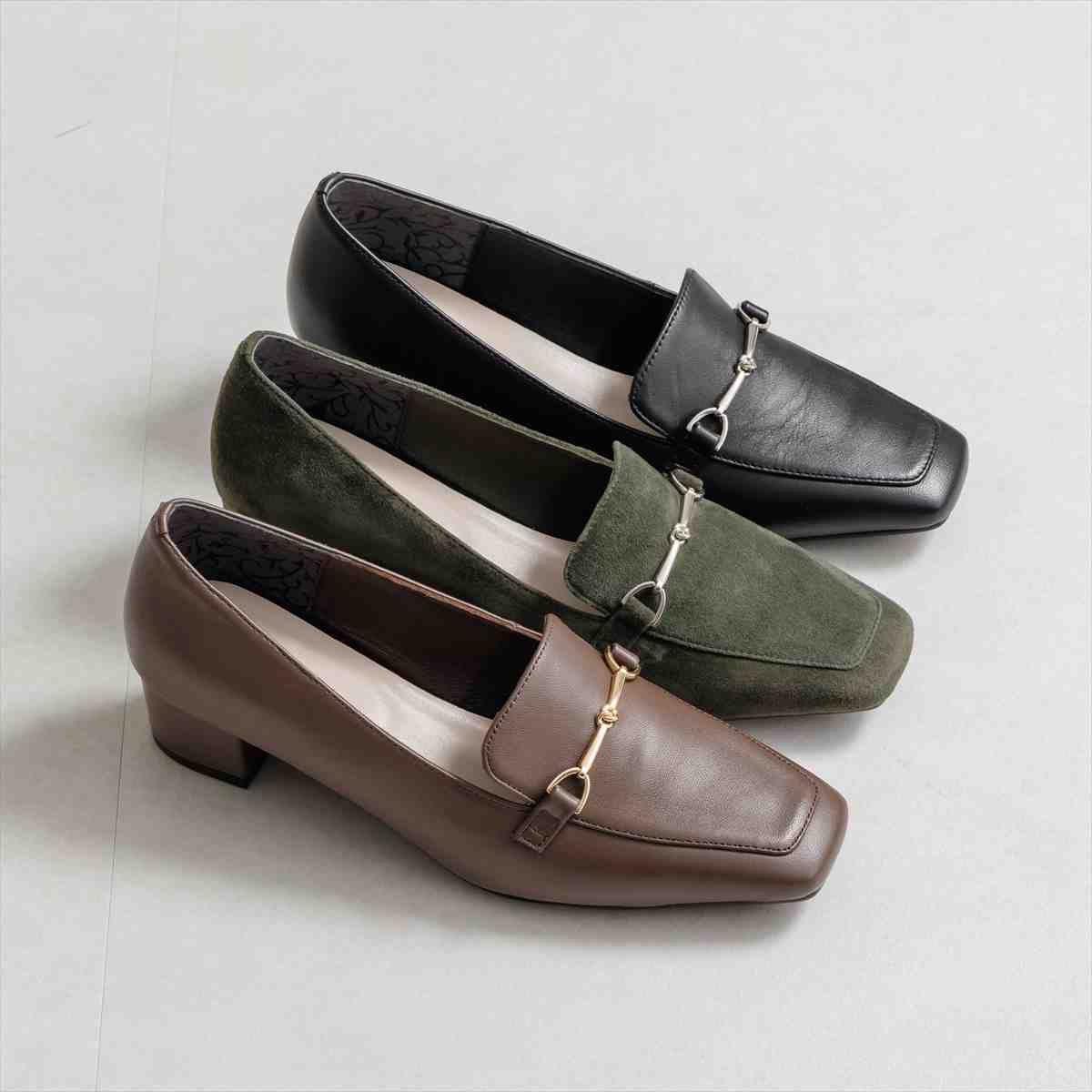 《予約/9月中旬入荷予定》【26AW】4cmヒールビットローファー/661320