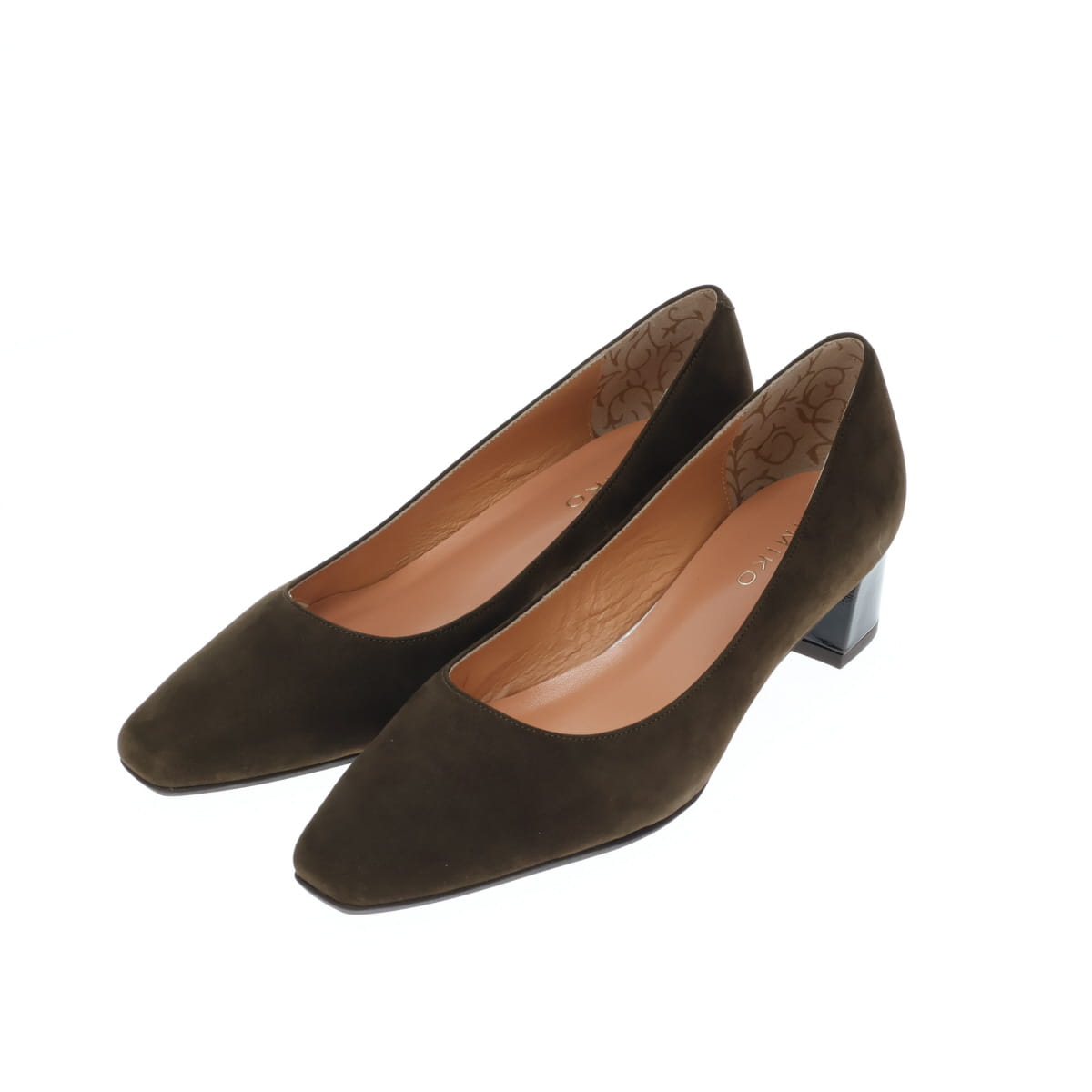 《予約/9月下旬入荷予定》【26AW】4cmヒールスクエアトゥパンプス/661326