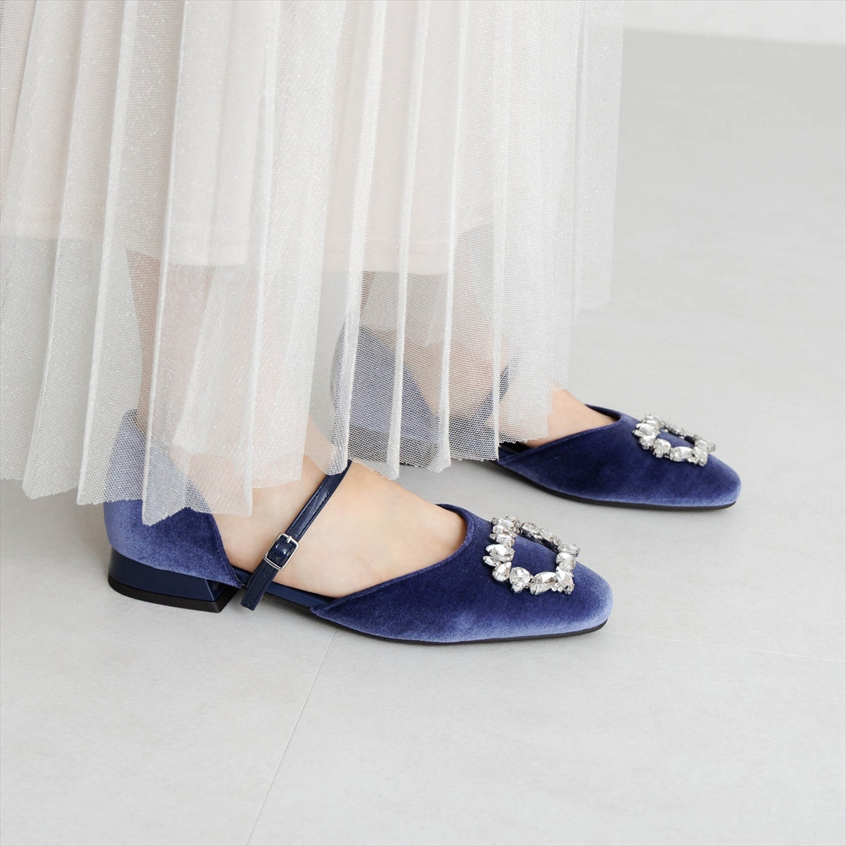 【26AW】HANAEMORI×HIMIKO ビジューセパレートパンプス/661333