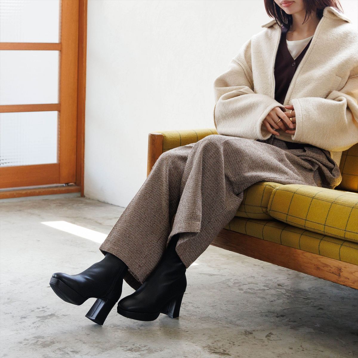 《予約/10月中旬入荷予定》【26AW】ストームストレッチレザーブーツ/661404