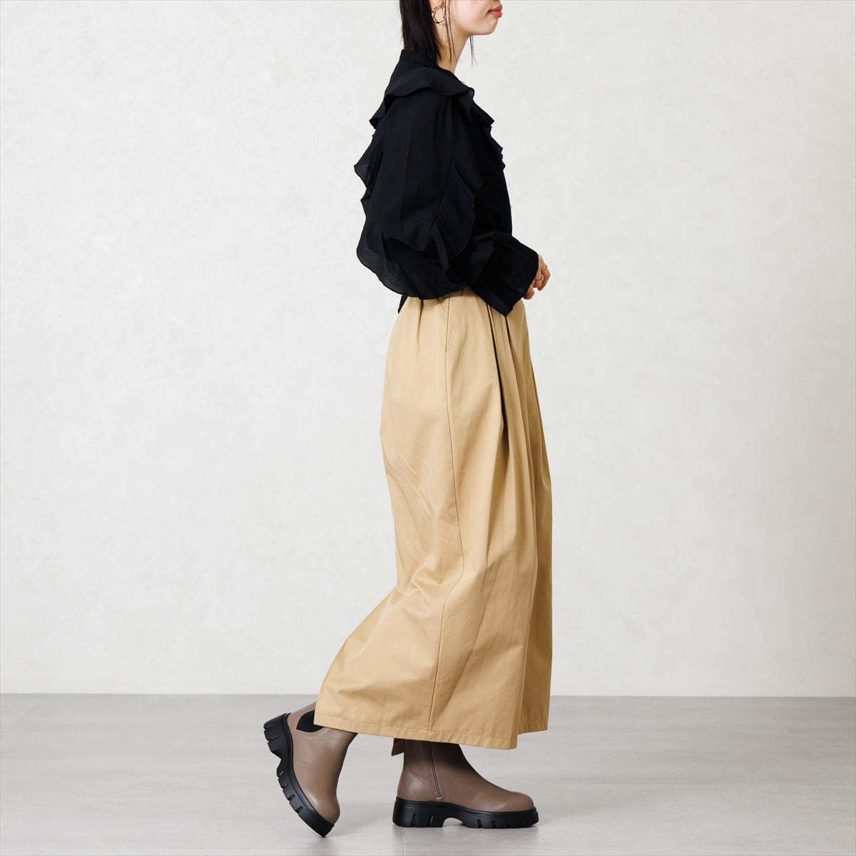 《予約/10月中旬入荷予定》【26AW】軽量ソールサイドゴアブーツ/661405