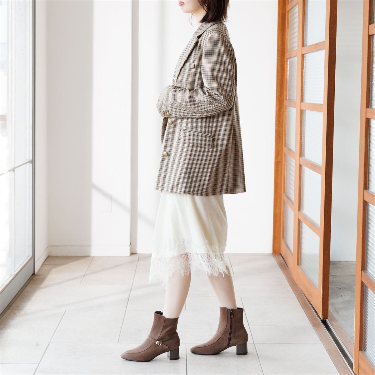 【26AW】モカデザインショートブーツ/661414