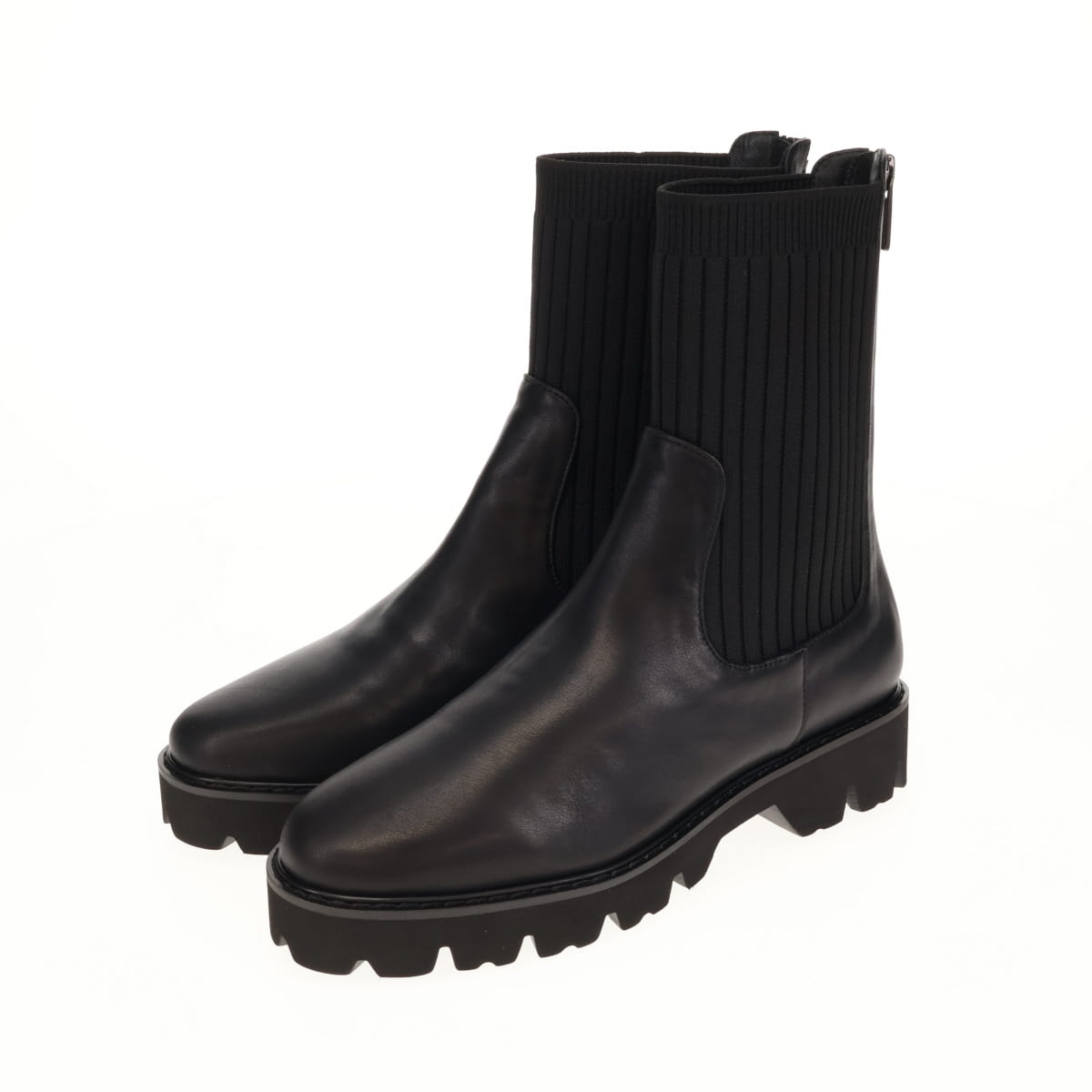《予約/10月中旬入荷予定》【26AW】リブニットブーツ/661415