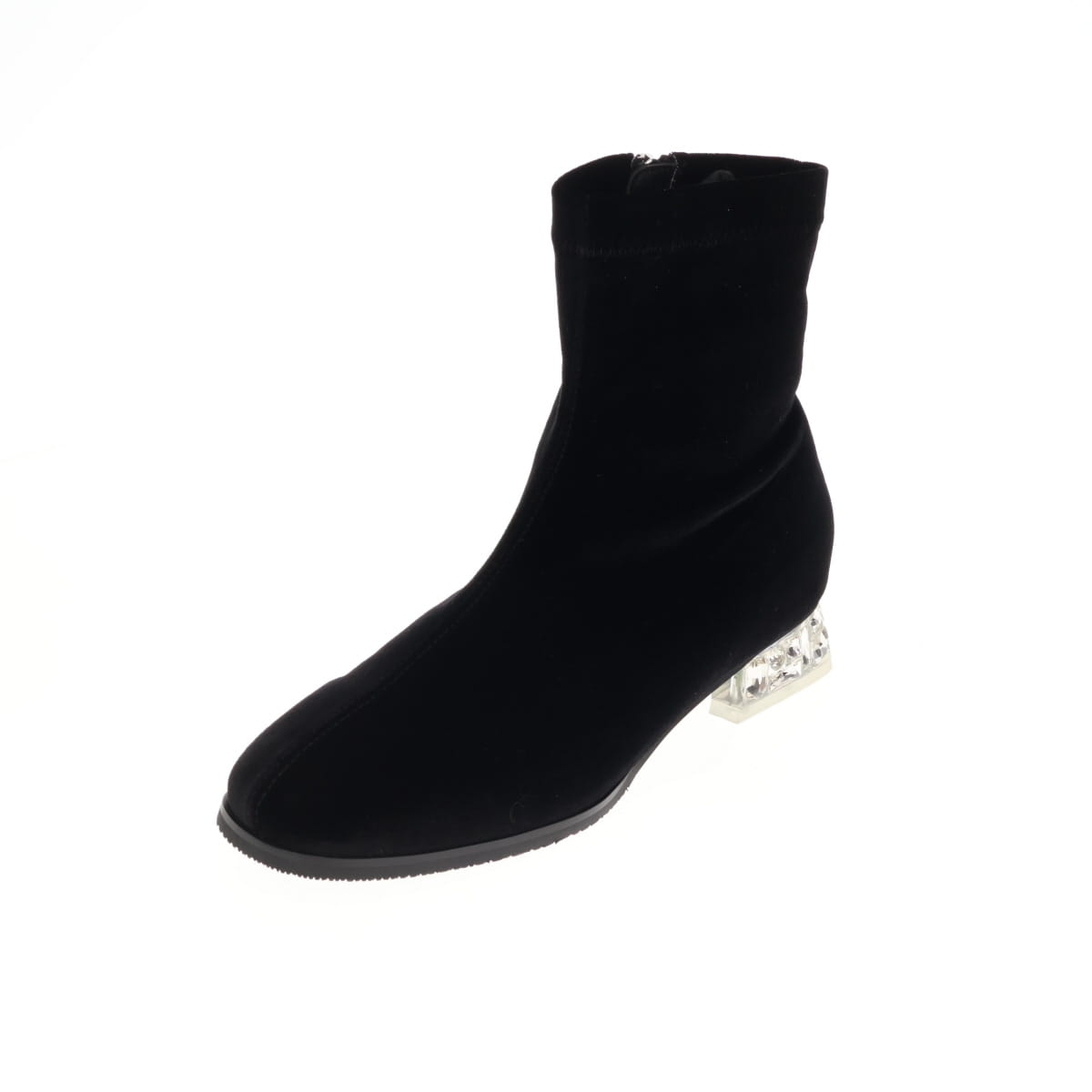 《予約/10月中旬入荷予定》【26AW】HANAEMORI×HIMIKO ビジューヒールストレッチブーツ/661425