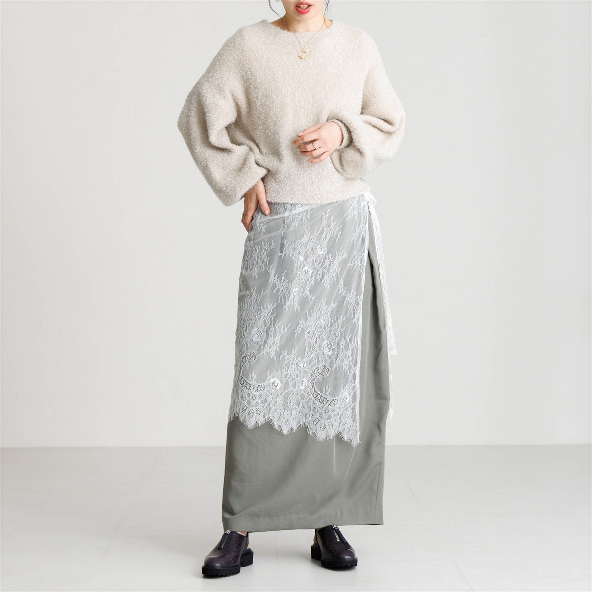【26AW】センタージップクロッグシューズ/661516
