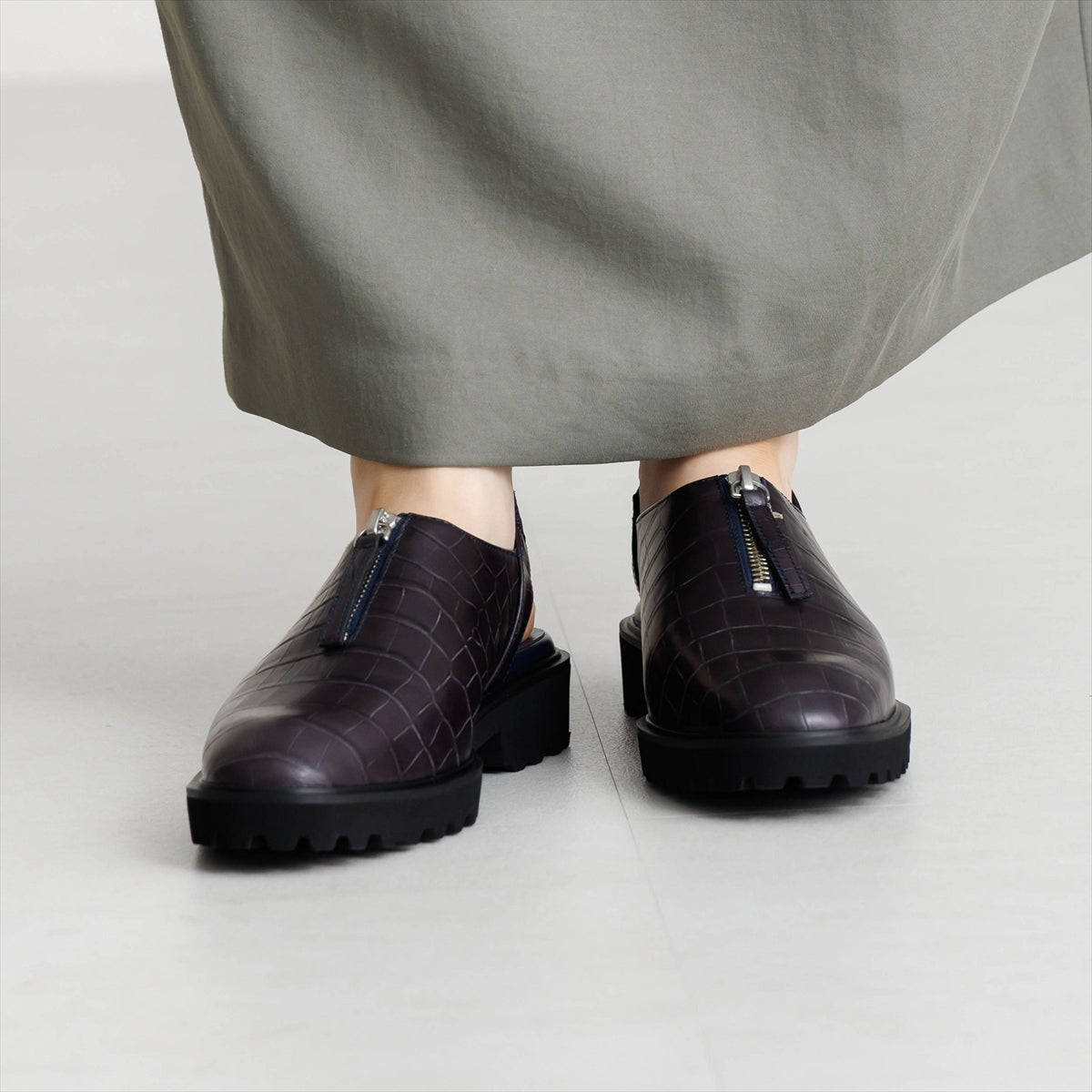 【26AW】センタージップクロッグシューズ/661516