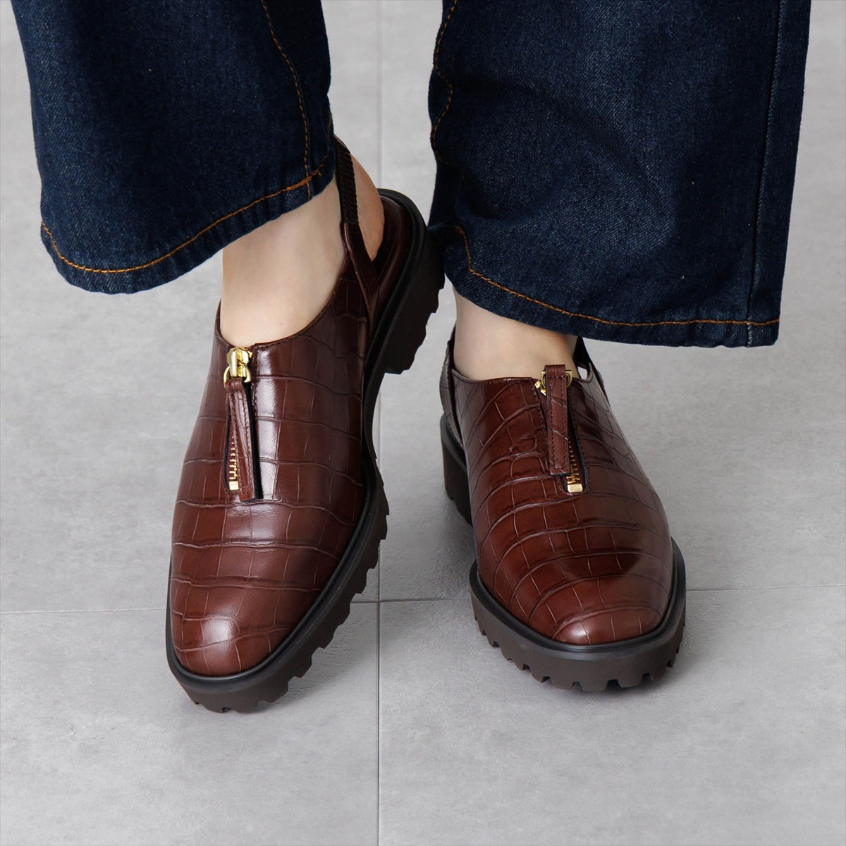【26AW】センタージップクロッグシューズ/661516