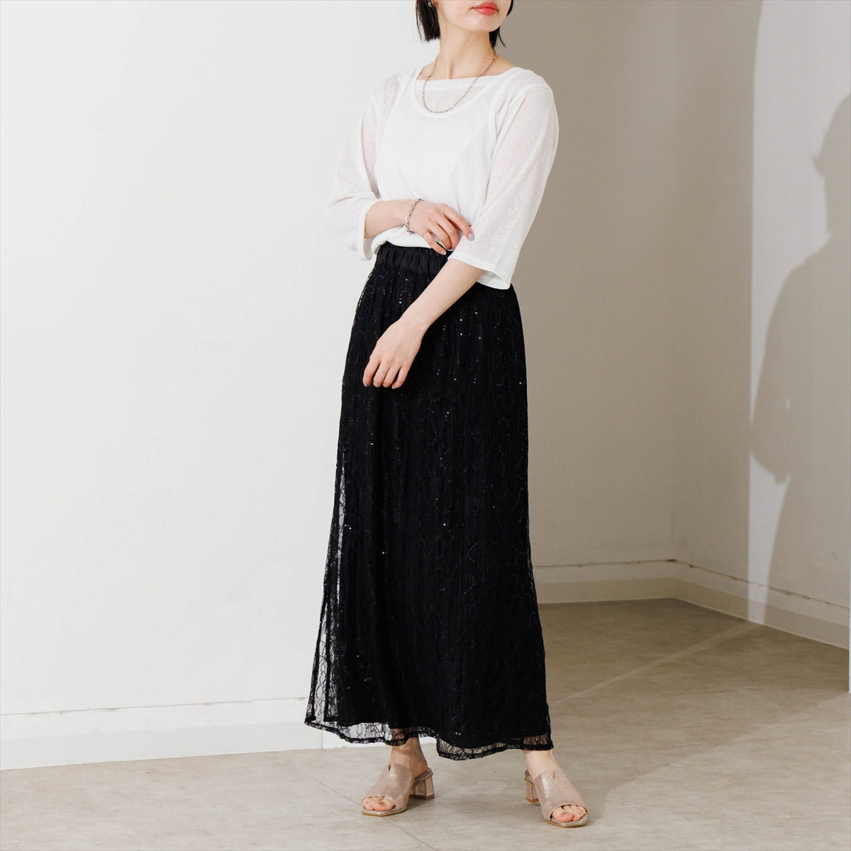 【SALE】【26SS】Vカットミュールサンダル/663202