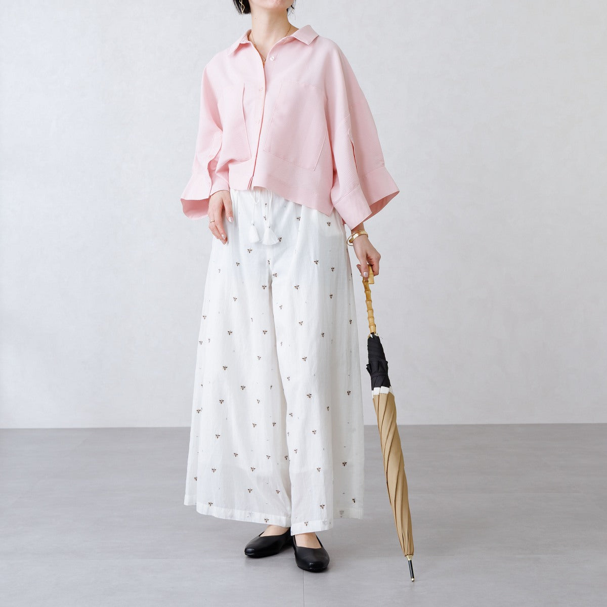 【26SS】レインスクエアパンプス/664103