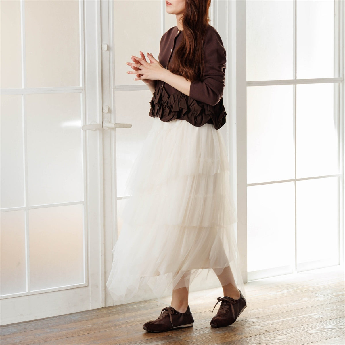 【26AW】2WAYレースフラットスニーカー/667102