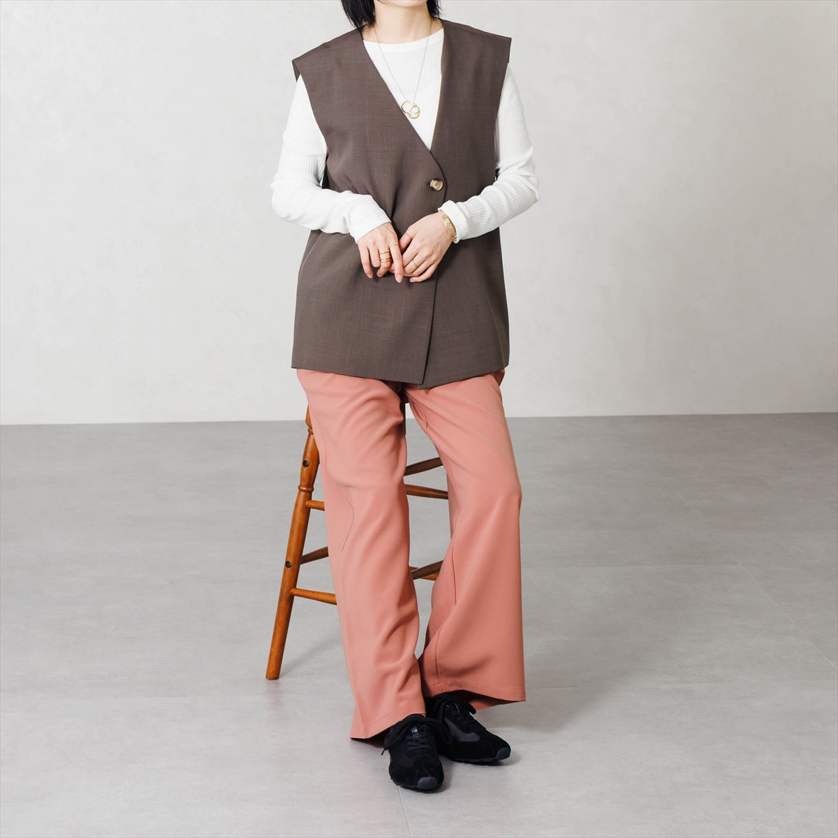 【26AW】2WAYレースフラットスニーカー/667102