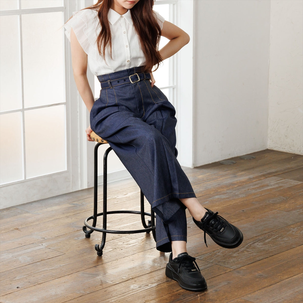 【26AW】2WAYレース厚底コートソールスニーカー/667301