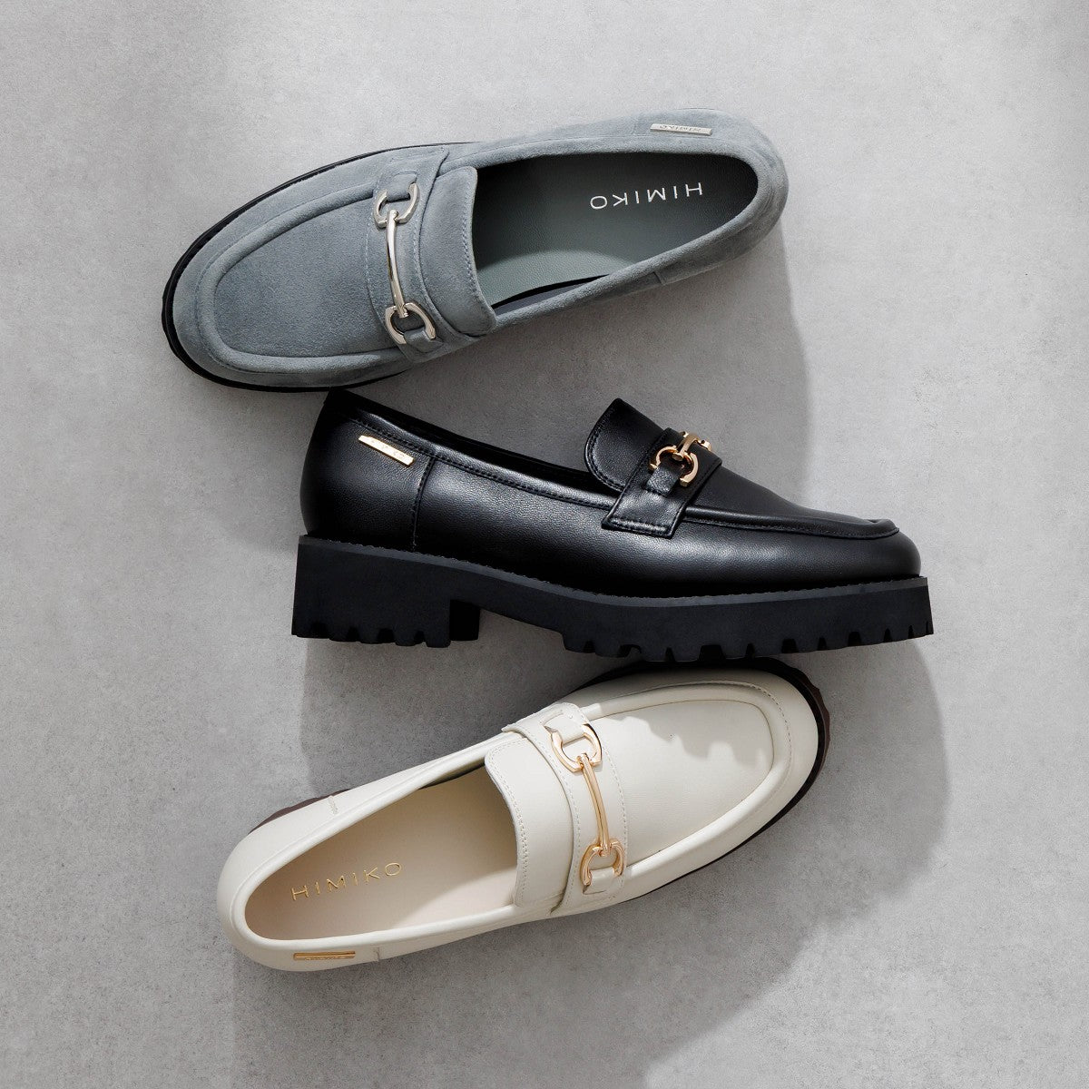 《予約/9月中旬入荷予定》【26AW】トラックソールビットローファー/661322