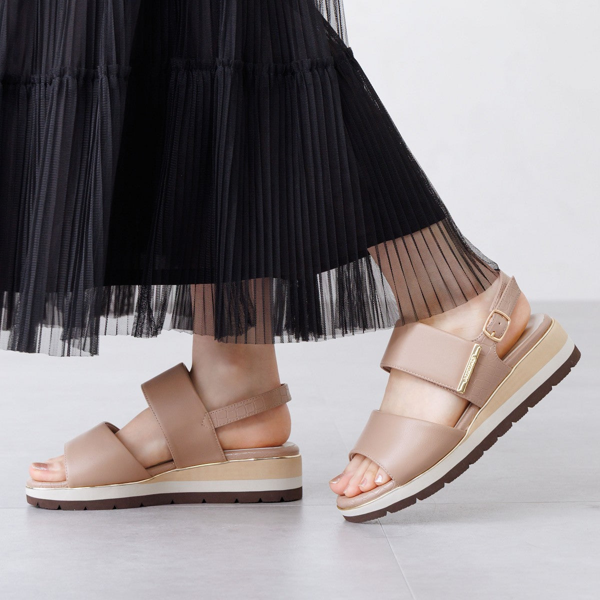 【SALE】ソフトシープパデットサンダル/661233